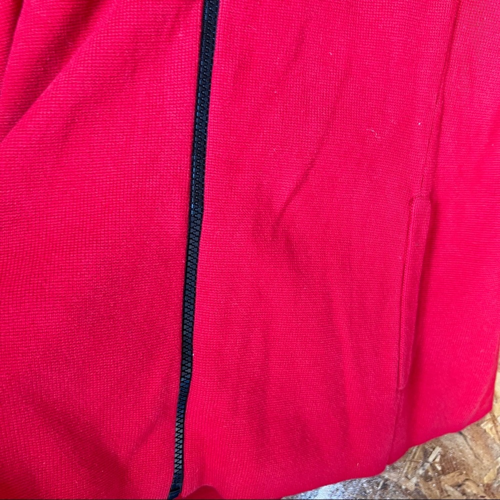 Lauren Ralph Lauren full zip sweatshirt red/gold womens XL - Picture 6 of 7